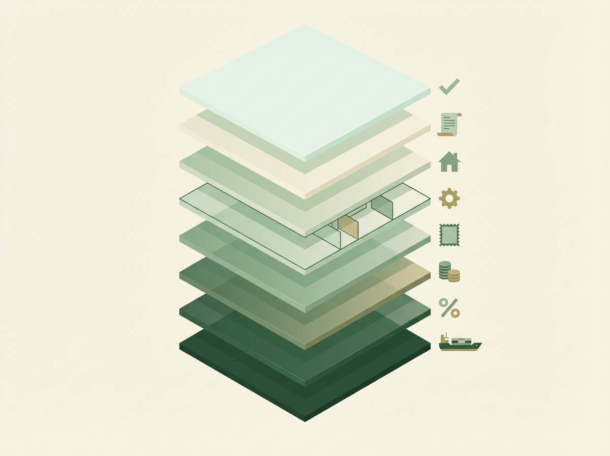 Eight layers of tax calculation